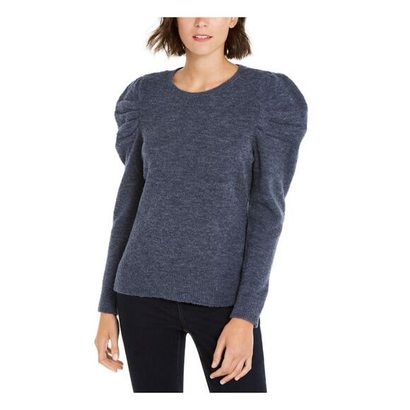 INC Womens Stretch Ribbed Long Sleeve Jewel Neck Sweater - Picture 1 of 4